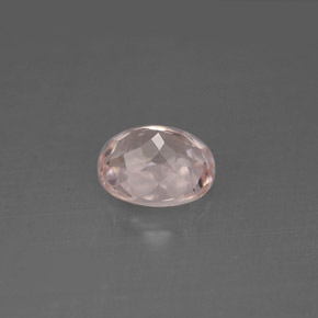 Morganite naturale rosa da 1,27 ct, taglio ovale, VVS-VS