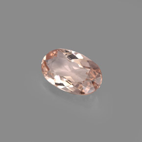 Morganite naturale rosa da 1,17 ct, taglio ovale, VVS-VS
