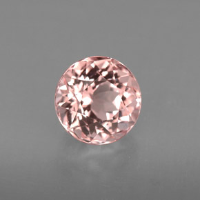 Morganite naturale rosa da 1,54 ct, taglio rotondo, VVS-VS
