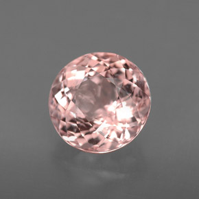 Morganite naturale rosa da 1,98 ct, taglio rotondo, VS