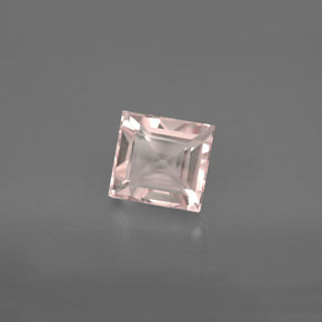 Morganite naturale rosa da 1,42 ct, baguette, VVS