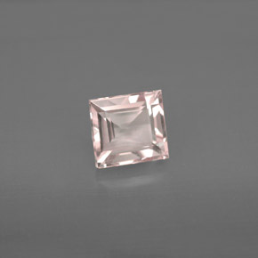 Morganite naturale rosa da 1,42 ct, baguette, VVS