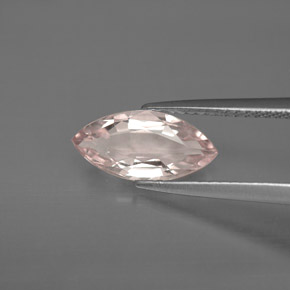 Morganite naturale rosa da 1,45 ct, marchesa, VS