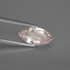 Morganite naturale rosa da 1,45 ct, marchesa, VS