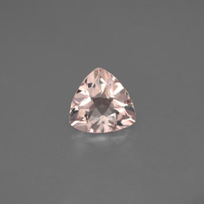 Morganite Rosa chiaro naturale da 1.03 ct, Taglio trillion, VVS-VS