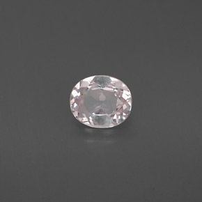 Morganite naturale rosa da 0,54 ct, taglio ovale, VVS-VS
