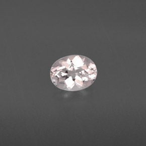 Morganite naturale rosa da 0,62 ct, taglio ovale, VVS-VS
