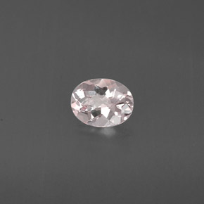 Morganite naturale rosa da 0,62 ct, taglio ovale, VVS-VS