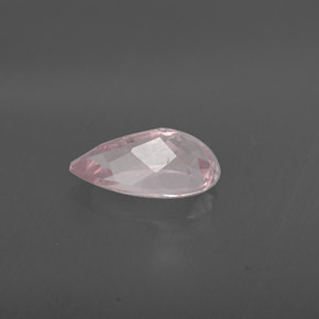 Morganite naturale rosa da 1,25 ct, taglio a pera, VVS-VS