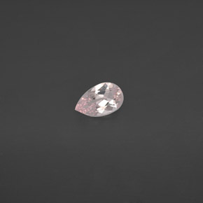 Morganite Rosa chiaro naturale da 0.40 ct, Forma a pera, VVS-VS