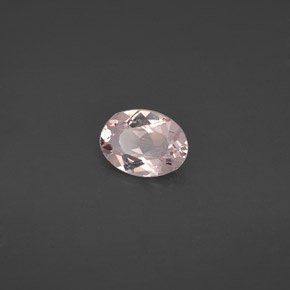 Morganite Rosa chiaro naturale da 1.06 ct, Taglio ovale, VVS