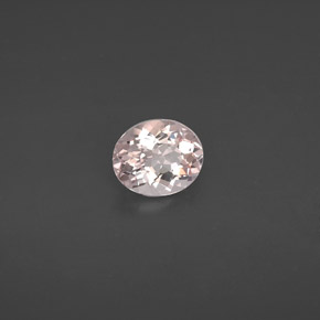 Morganite naturale rosa da 1,12 ct, taglio ovale, VVS