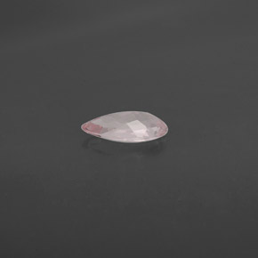 Morganite naturale rosa da 0,92 ct, taglio a pera, VVS
