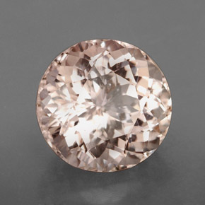Morganite naturale rosa da 6,79 ct, taglio ovale, VVS-VS