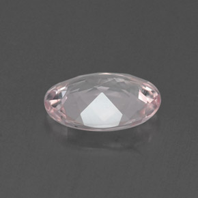 Morganite Rosa chiaro naturale da 0.71 ct, Taglio ovale, IF