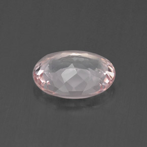 Morganite naturale rosa da 0,67 ct, taglio ovale, VVS