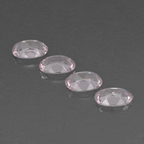 Morganite naturale rosa da  ct, taglio ovale, VVS