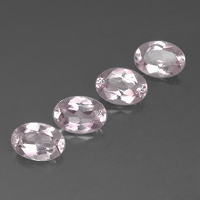 Morganite naturale rosa da  ct, taglio ovale, VVS