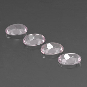 Morganite naturale rosa da  ct, taglio ovale, VVS