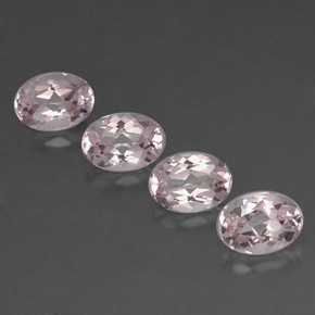 Morganite naturale rosa da  ct, taglio ovale, IF