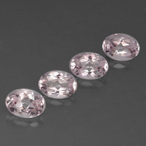 Morganite naturale rosa da  ct, taglio ovale, IF