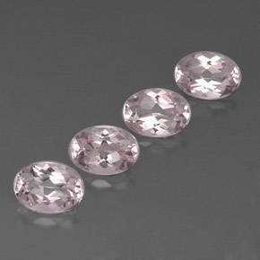 Morganite naturale rosa da  ct, taglio ovale, IF