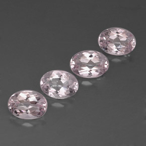 Morganite naturale rosa da  ct, taglio ovale, VVS