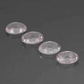 Morganite naturale rosa da  ct, taglio ovale, VVS