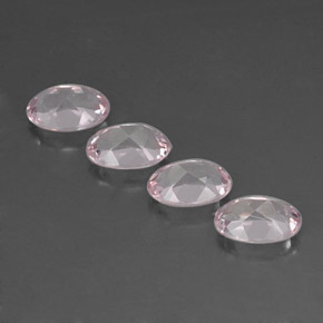 Morganite naturale rosa da  ct, taglio ovale, VVS
