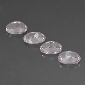 Morganite naturale rosa da  ct, taglio ovale, VVS