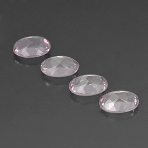 Morganite naturale rosa da  ct, taglio ovale, VVS