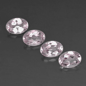 Morganite naturale rosa da  ct, taglio ovale, VVS