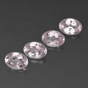 Morganite naturale rosa da  ct, taglio ovale, VVS