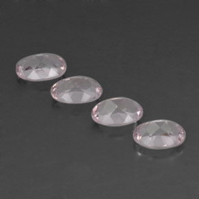 Morganite naturale rosa da  ct, taglio ovale, VVS