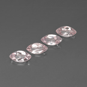 Morganite naturale rosa da 2,28 ct, marchesa, VVS