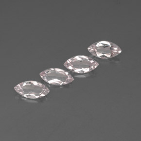 Morganite naturale rosa da  ct, marchesa, VVS