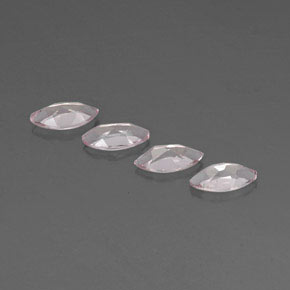 Morganite naturale rosa da  ct, marchesa, VVS