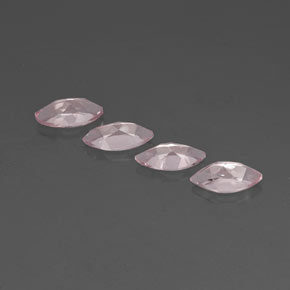 Morganite naturale rosa da  ct, marchesa, VVS