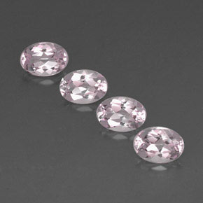 Morganite naturale rosa da  ct, taglio ovale, VVS