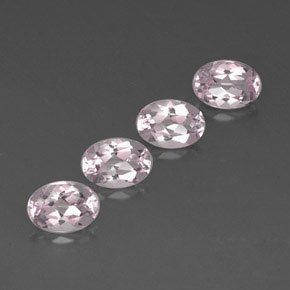 Morganite naturale rosa da  ct, taglio ovale, VVS