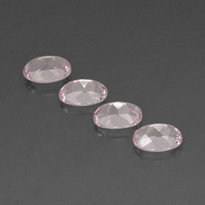 Morganite naturale rosa da  ct, taglio ovale, VVS