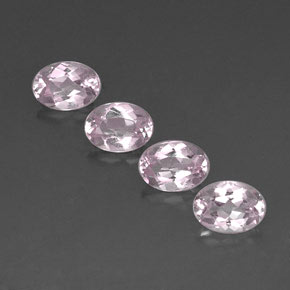 Morganite naturale rosa da  ct, taglio ovale, VVS