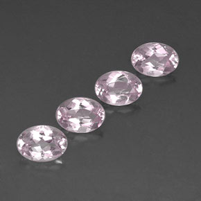 Morganite naturale rosa da  ct, taglio ovale, VVS