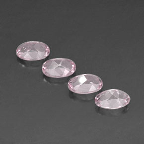Morganite naturale rosa da  ct, taglio ovale, VVS
