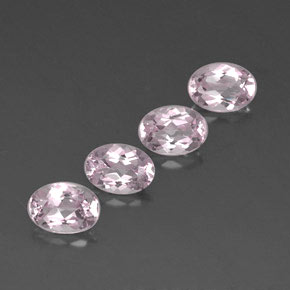 Morganite naturale rosa da  ct, taglio ovale, VVS