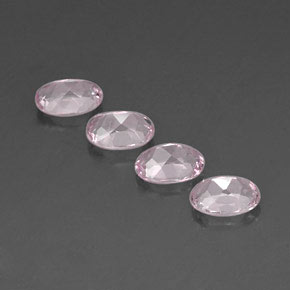 Morganite naturale rosa da  ct, taglio ovale, VVS