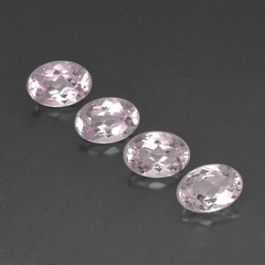 Morganite naturale rosa da  ct, taglio ovale, VVS