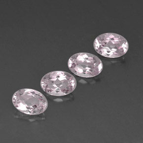 Morganite naturale rosa da  ct, taglio ovale, VVS