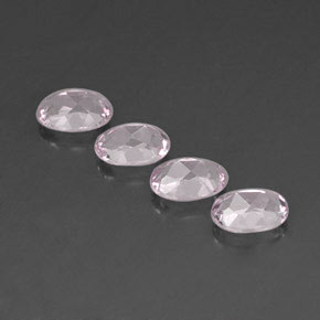 Morganite naturale rosa da  ct, taglio ovale, VVS