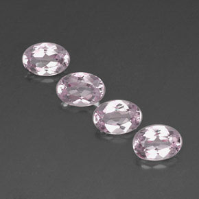 Morganite naturale rosa da  ct, taglio ovale, VVS
